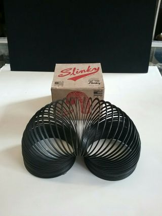 Vintage Black Slinky Collectors Edition W/ Box