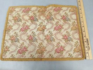 Small Tapestry Vintage Doiley Decorative Multi Color Petite Flowers 4
