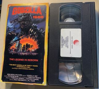 Godzilla 1985 Vhs 1992 Vintage Horror Sci Fi Rare The Legend Is Reborn