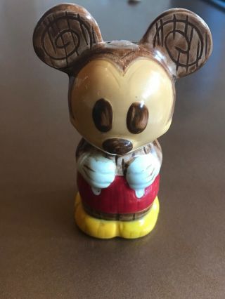 Vintage Disney Mickey Mouse Ceramic Kitchen Pepper Shaker Awesome