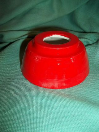Holly Berry Red Ceramic Xmas Tree Light Base Vtg Inspired Includes Cord No Tree