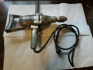Vintage Black And Decker Home Utility Model 1) 1/2 " Electric Drill Runs Good