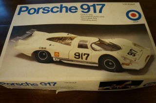 Vintage Entex 1/20 Scale Porsche 917 Model Kit