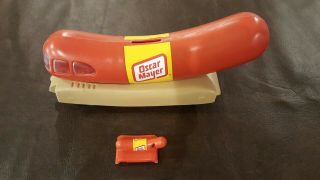Vintage Promotional Oscar Mayer Wienermobile Bank And Whistle