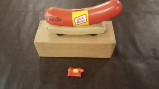 Vintage Promotional Oscar Mayer Wienermobile Bank and Whistle 2