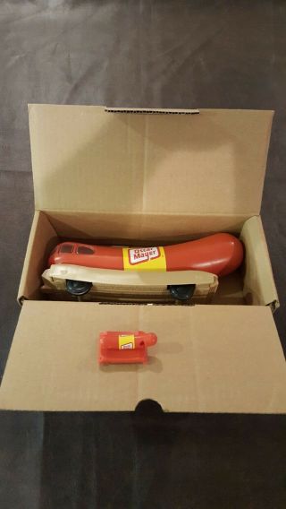 Vintage Promotional Oscar Mayer Wienermobile Bank and Whistle 3