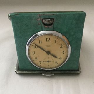 Vintage Smiths Empire Pocket Watch In Art Deco Folding Case