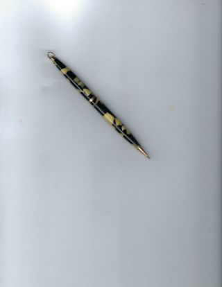 Vintage Sheaffer Balance Tortoise Shell Twist Mechanical Pencil W/ring Top - 1.  18