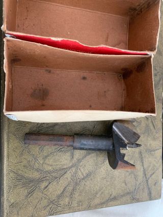 Vintage Milwaukee Tools Selfeed Wood Drill Bits In Boxes 2 1/8 Look
