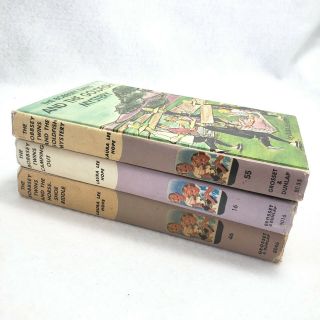 3 Vintage Bobbsey Twins Books 1950s Hardcover Childrens Novels 16 46 55
