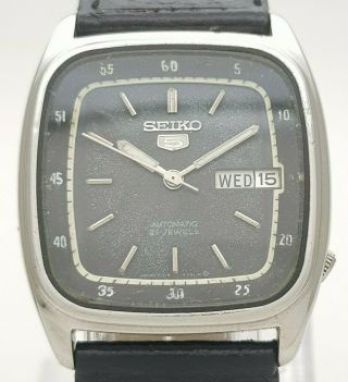 Vintage Seiko 5 Japan Automatic 21j Cal 6319 Day Date St Steel Men 