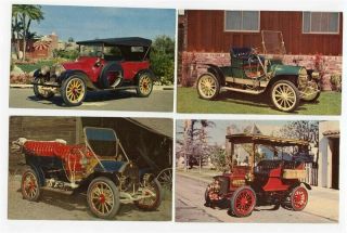 Aiken Oldsmobile Service Reminder Postcards Vintage Cars Los Angeles 1950 
