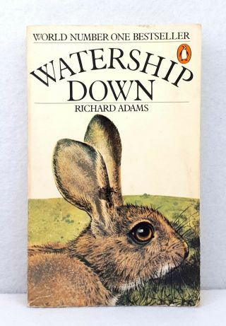 Watership Down By Richard Adams Best Novel Vintage Paperback 1978 Rabbit
