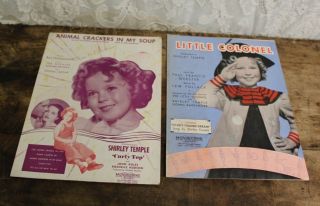 Shirley Temple Vintage Sheet Music Little Colonel / Animal Crackers In My Soup 1