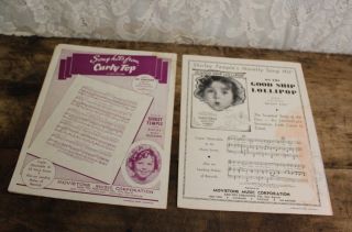 Shirley Temple Vintage Sheet Music Little Colonel / Animal Crackers In My Soup 1 3
