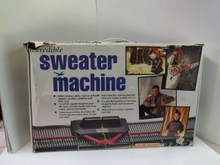 Vintage Bond Incredible Sweater Machine Complete Knitting