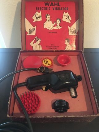 Vintage Wahl Electric Neck,  Body,  Scalp And Face Massager.