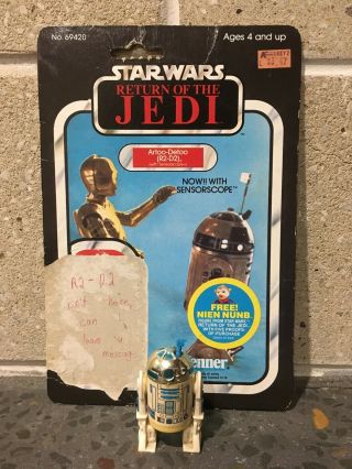 Vintage Star Wars Return Of The Jedi Artoo - Detoo (r2 - D2) With Sensorscope