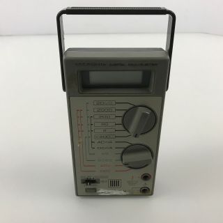 ✅ Vintage Radio Shack Micronta Digital Multimeter 22 - 191 - No Leads 4.  E3