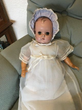 Vintage Madame Alexander Little Genius 15”doll 1940s - 1950s Is