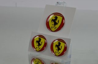 3x Ferrari Resin Sticker Stickers Decals Vintage For Bicycle Parts And Frame