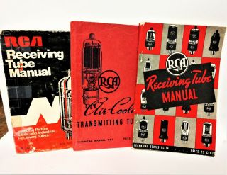 1975 Rca Receiving Tube Rc - 30 Pictures & Ind Rec Tubes,  1940 1938 Tube Manuals