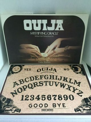 Vintage 1972 Parker Brothers Ouija Board Game Mystifying Oracle William Fuld Set
