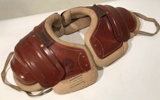 Antique 1930’s Lowe & Campbell Football Shoulder Pads Made In Usa F380 Vintage