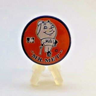 Vintage York Mets 1969 " Mr.  Met " Vintage Button / Pin 5