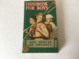 Vintage 1945 Handbook For Boys - Boy Scouts Of America Handbook Very Good