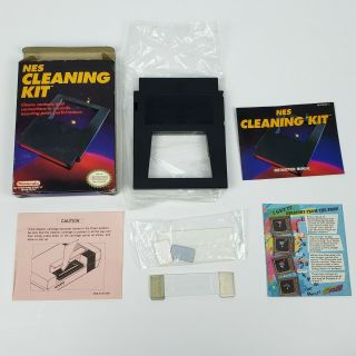 1991 Vintage Nintendo Nes Cleaning Kit - Boxed With Instructions