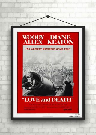 Woody Allen Love & Death Classic Vintage Large Movie Poster Art Print A0 A1 A2