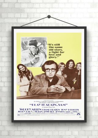 Woody Allen Play It Again Vintage Large Movie Poster Art Print A0 A1 A2 A3 A4