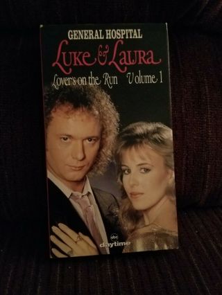 General Hospital Luke & Laura Lovers On The Run Volume 1 Vintage VHS Soap Opera 3