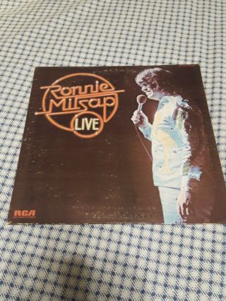 Ronnie Milsap Live Vintage Vinyl Lp Record Rca