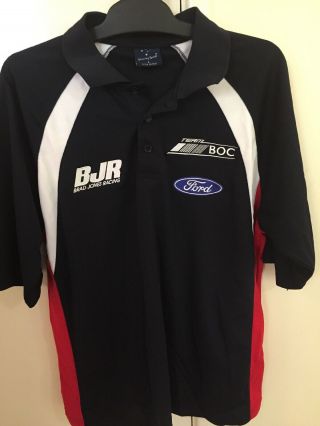 Brad Jones Racing V8 Supercars Polo Shirt Size Large John Bowe 2000 