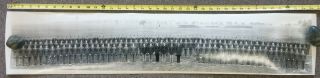 Vintage Panoramic Photo,  U.  S.  Military Unit? Academy? Air Force? 8 X 40 "
