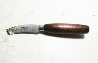 Vintage Goodell Company Antrin Nh Curved Lip Leather Or Shoe Repair Knife