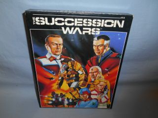 Vintage 1987 Fasa The Succession Wars Science Fiction Game Unpunched 1612