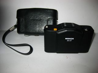 Minox Gt 35 Vintage 35 Mm Film Camera And Leather Minox Case