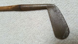 Antique Wright & Ditson Hickory Shaft Vintage Golf Putter Flat Stick 6
