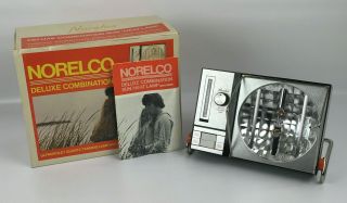 Vintage Norelco Deluxe Combination Sun/heat Lamp Model Hp 3110 -