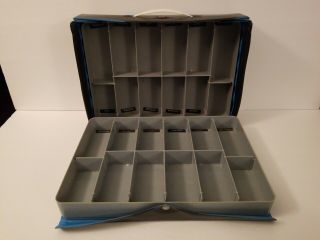 VINTAGE KENNER 1977 STAR WARS MINI ACTION FIGURE COLLECTOR ' S CASE WITH 2 TRAYS 2