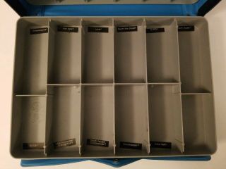 VINTAGE KENNER 1977 STAR WARS MINI ACTION FIGURE COLLECTOR ' S CASE WITH 2 TRAYS 4
