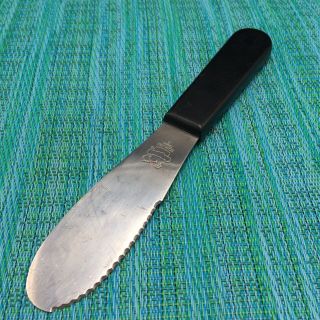 Pampered Chef All Purpose Spreader Sandwich Knife 1642 Serrated Edge Taiwan Vtg