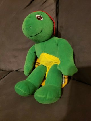 Kidpower Nelvana 14 " Plush Talking Franklin The Turtle Stuffed Toy Vintage