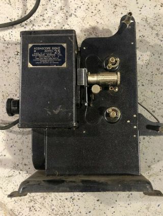 Vintage Eastman Kodak Kodascope Eight Model 25 Film Movie Projector.  N5