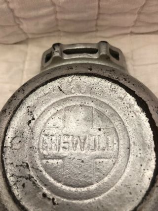 VINTAGE CAST IRON GRISWOLD ASHTRAY WITH MATCH HOLDER QUALITY WARE ERIE,  PA 2