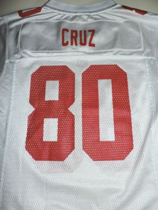 Victor Cruz 80 York Giants Jersey Reebok Youth Medium Bowl Vtg
