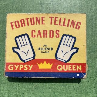 Vintage Gypsy Queen Fortune Telling Cards All - Fair Game Tarot